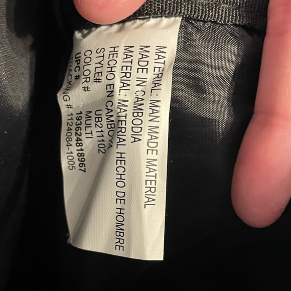 Multicolor check patterned backpack - Picture 2 of 4